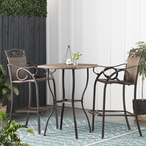 Charlton Home® Stapleton Round 2 Person Outdoor Dining Set & Reviews